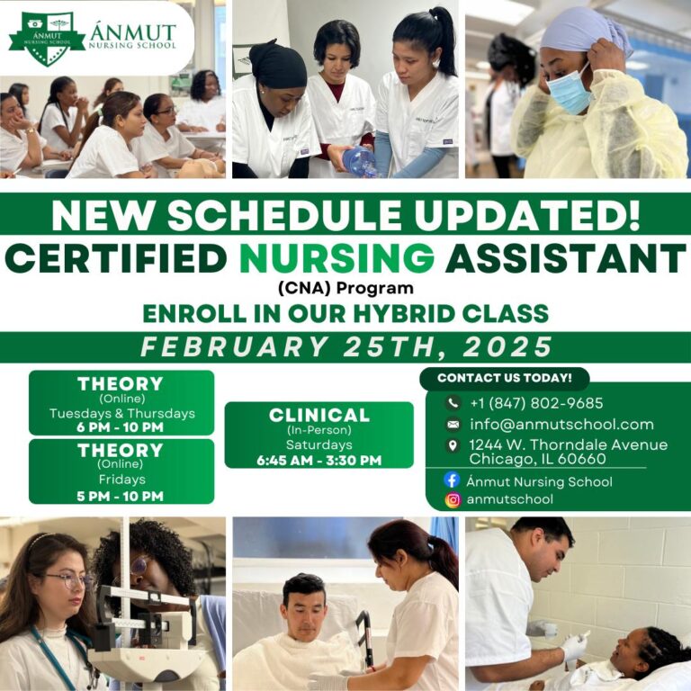 New Schedule Updates - Certified Nursing assistant