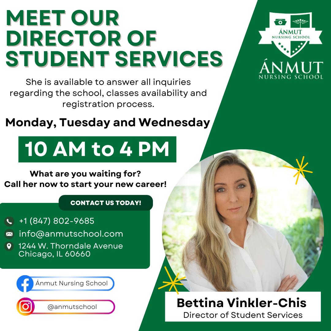 Meet our director of student services